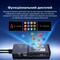 Фото - USB-хаб Ajazz USB Type-C с дисплеем HDMI 4K PD 100 Вт (AKP01E-B) | click.ua