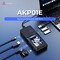 Фото - USB-хаб Ajazz USB Type-C с дисплеем HDMI 4K PD 100 Вт (AKP01E-B) | click.ua