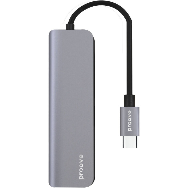 USB-хаб Proove Arc Link USB-C 5-in-1 Silver (HBAL00010604)