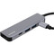 Фото - USB-хаб Proove Arc Link USB-C 5-in-1 Silver (HBAL00010604) | click.ua