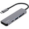 Фото - USB-хаб Proove Arc Link USB-C 5-in-1 Silver (HBAL00010604) | click.ua