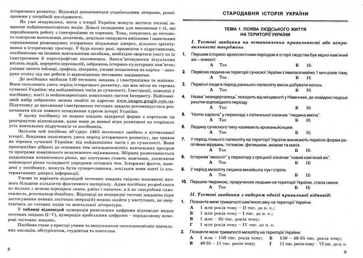 История Украины. Готовимся к ВНО