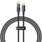 Фото - Кабель Baseus Explorer Series Auto Power-Off USB Type-C - USB Type-C (M/M), 100W, 2 м, Black (P10319704111-00) | click.ua