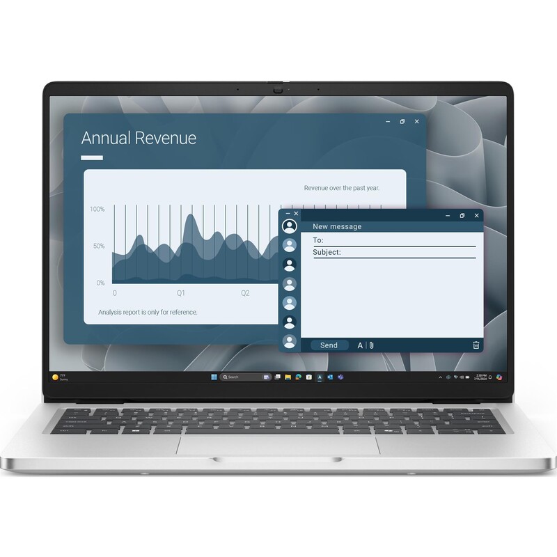 Ноутбук Dell Pro 14 (BTO106_PC14250_UA_WP) Silver