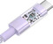 Фото - Кабель Baseus Gem Fast-Charging USB Type-C - USB Type-C (M/M), 100W, 1 м, Purple (P10373000511-00) | click.ua