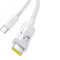 Фото - Кабель Baseus Gem Fast-Charging USB Type-C - USB Type-C (M/M), 100W, 2 м, White (P10373000211-01) | click.ua
