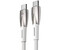 Фото - Кабель Baseus Glimmer Series Fast Charging USB Type-C - USB Type-C (M/M), 100W, 1 м, White (CADH000702) | click.ua