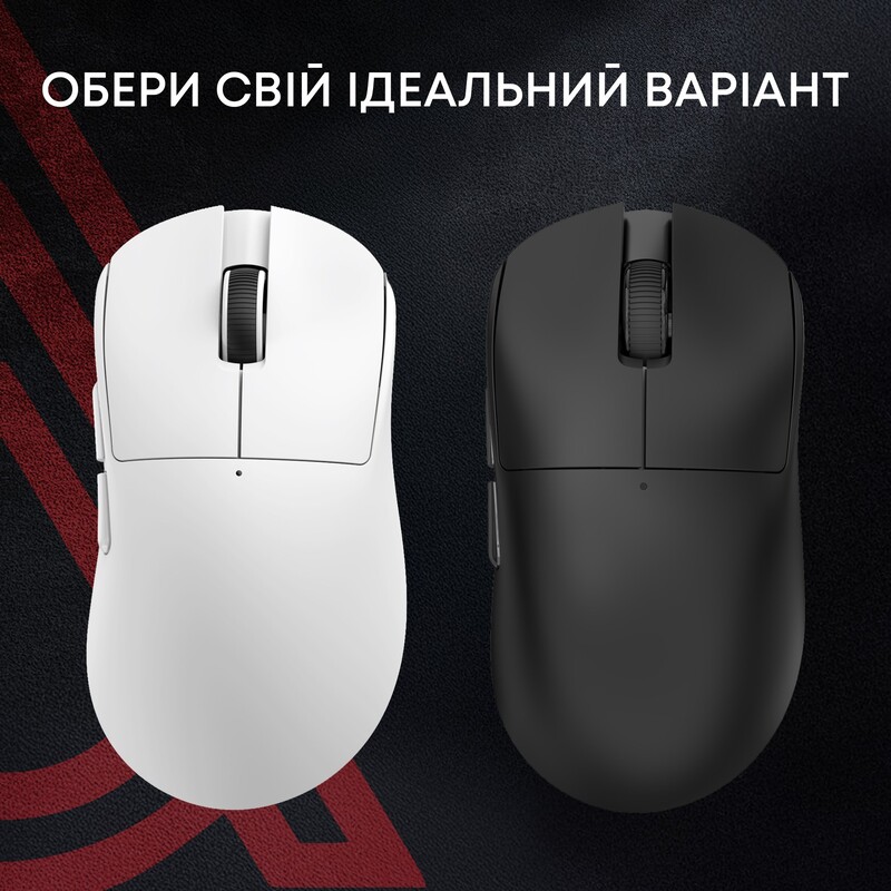 Миша бездротова Ajazz x Nacodex NJ08 MC White (NJ08-MC-W)