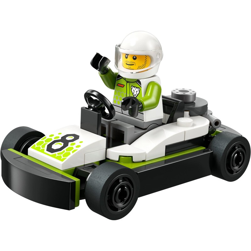 Конструктор LEGO City Гонщик на картинге (30719)