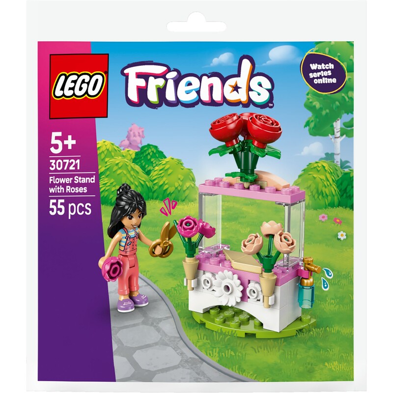Конструктор LEGO Friends Цветочный киоск с розами (30721)