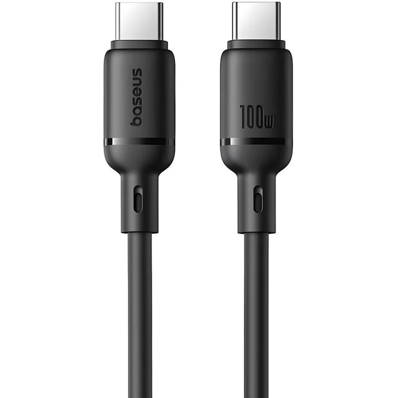 Кабель Baseus Silky Series Fast Charging USB Type-C - USB Type-C (M/M), 100W, 1 м, Black (P10377704113-00)