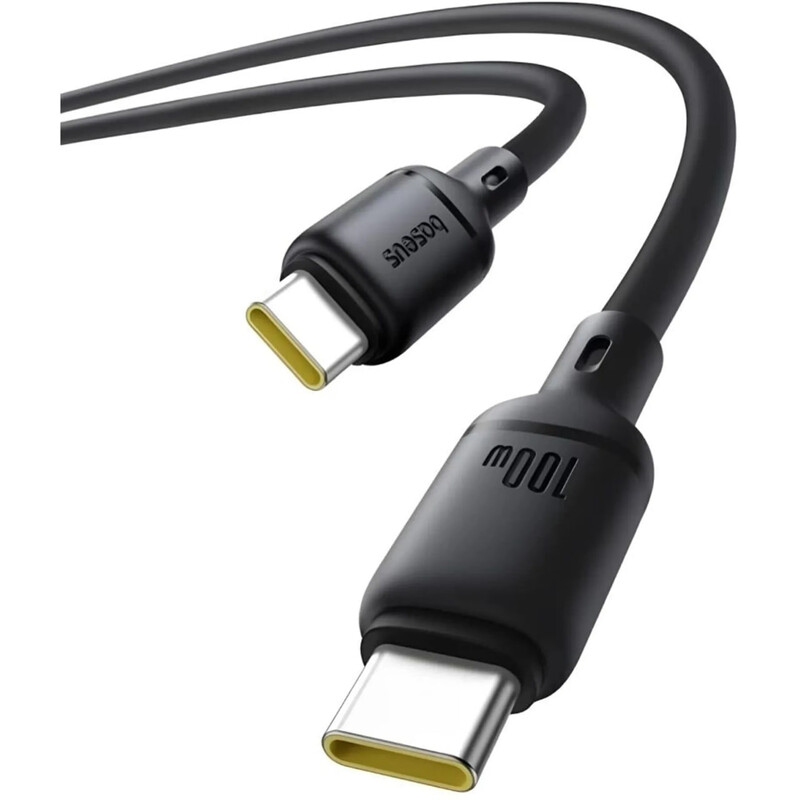 Кабель Baseus Silky Series Fast Charging USB Type-C - USB Type-C (M/M), 100W, 1 м, Black (P10377704113-00)