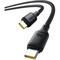 Фото - Кабель Baseus Silky Series Fast Charging USB Type-C - USB Type-C (M/M), 100W, 1 м, Black (P10377704113-00) | click.ua