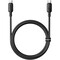 Фото - Кабель Baseus Silky Series Fast Charging USB Type-C - USB Type-C (M/M), 100W, 1 м, Black (P10377704113-00) | click.ua