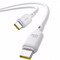 Фото - Кабель Baseus Silky Series Fast Charging USB Type-C - USB Type-C (M/M), 100W, 1 м, White (P10377704213-00) | click.ua