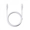 Фото - Кабель Baseus Silky Series Fast Charging USB Type-C - USB Type-C (M/M), 100W, 2 м, White (P10377704213-01) | click.ua