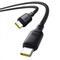 Фото - Кабель Baseus Silky Series Fast Charging USB Type-C - USB Type-C (M/M), 100W, 2 м, Black (P10377704113-01) | click.ua