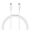 Фото - Кабель Baseus Superior Series Fast Charging USB Type-C - USB Type-C (M/M), 100W, 1 м, White (CATYS-B02) | click.ua