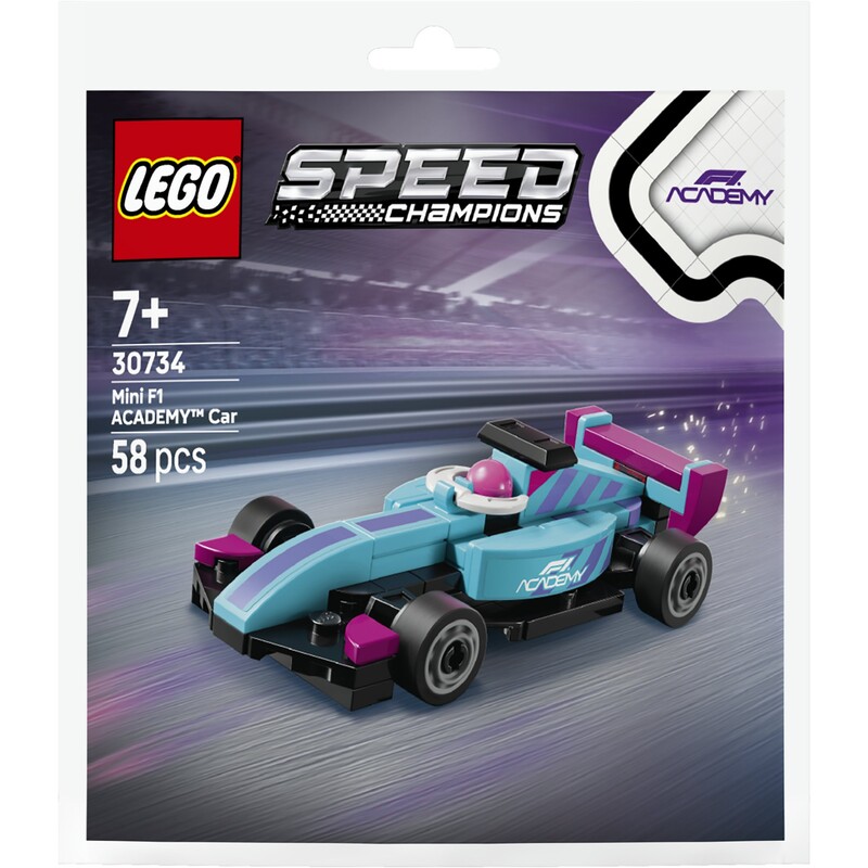 Конструктор LEGO Speed Champions Миниавтомобиль F1 Academy (30734)