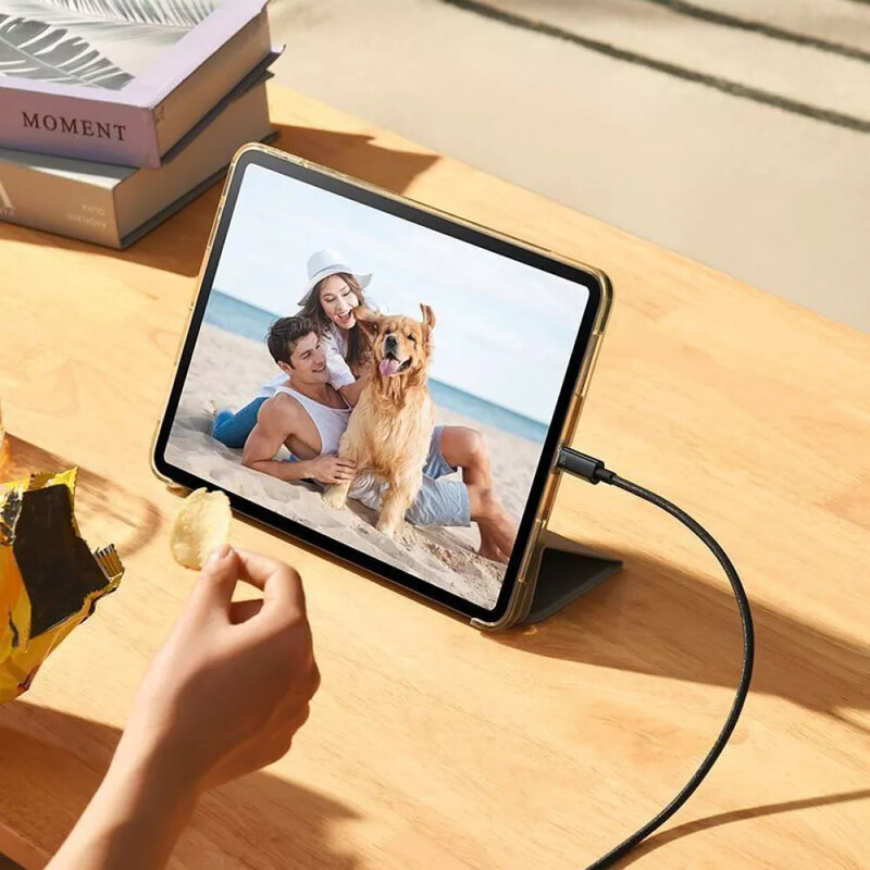 Кабель Baseus Tungsten Gold Fast Charging USB Type-C - USB Type-C (M/M), 240W, 1 м, Black (CAWJ040001)