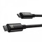 Фото - Кабель Baseus Tungsten Gold Fast Charging USB Type-C - USB Type-C (M/M), 240W, 1 м, Black (CAWJ040001) | click.ua
