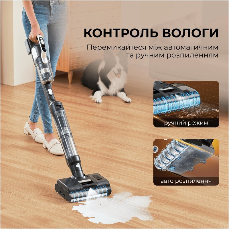Аккумуляторный моющий пылесос Jimmy PW11 Pro Max-B 5 в 1