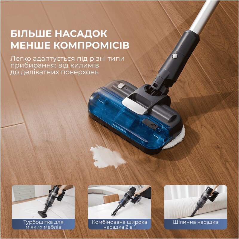 Аккумуляторный моющий пылесос Jimmy JV10 Pro Aqua