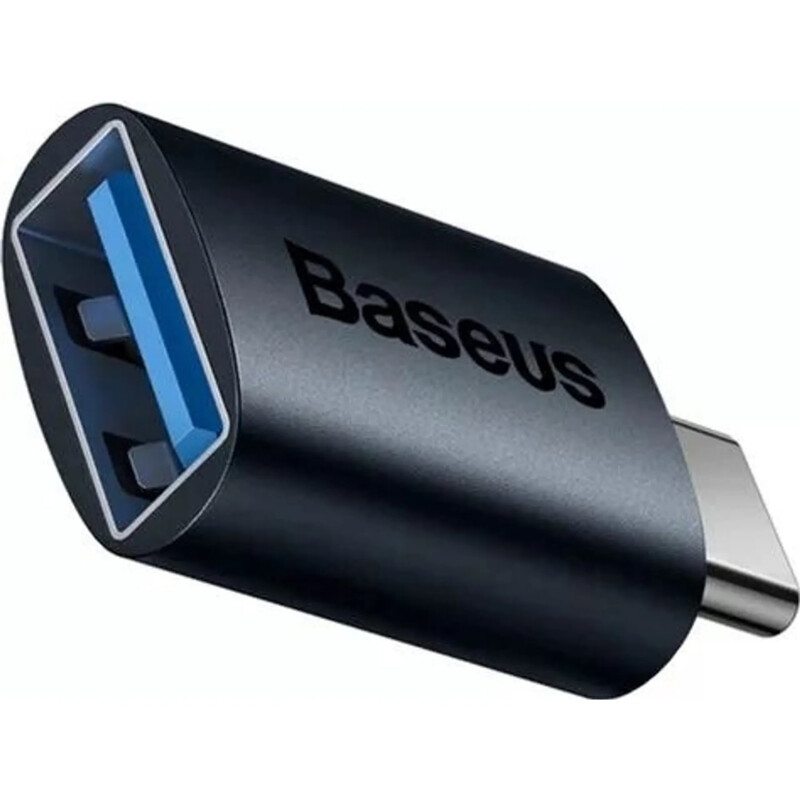 Адаптер Baseus Ingenuity mini OTG USB - USB Type-C (M/F), Blue (ZJJQ000003)