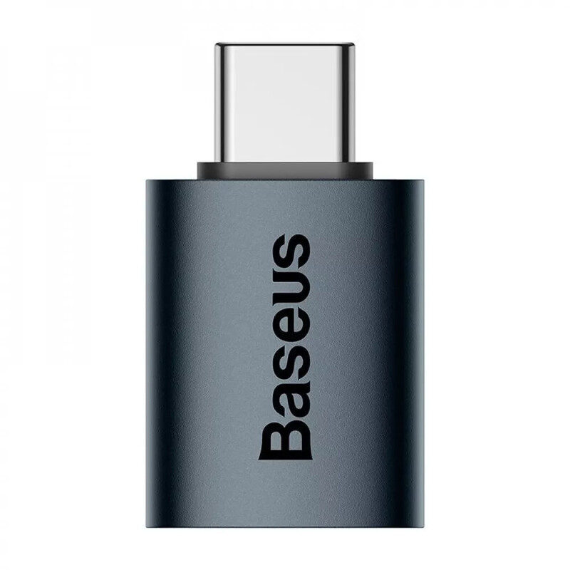 Адаптер Baseus Ingenuity mini OTG USB - USB Type-C (M/F), Blue (ZJJQ000003)