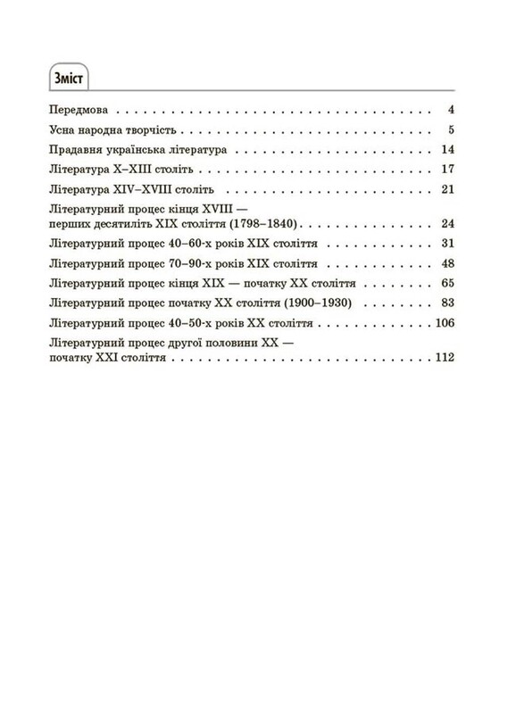 Справочник ученика. Украинская литература. Все основные сведения по курсу. 5–11 классы