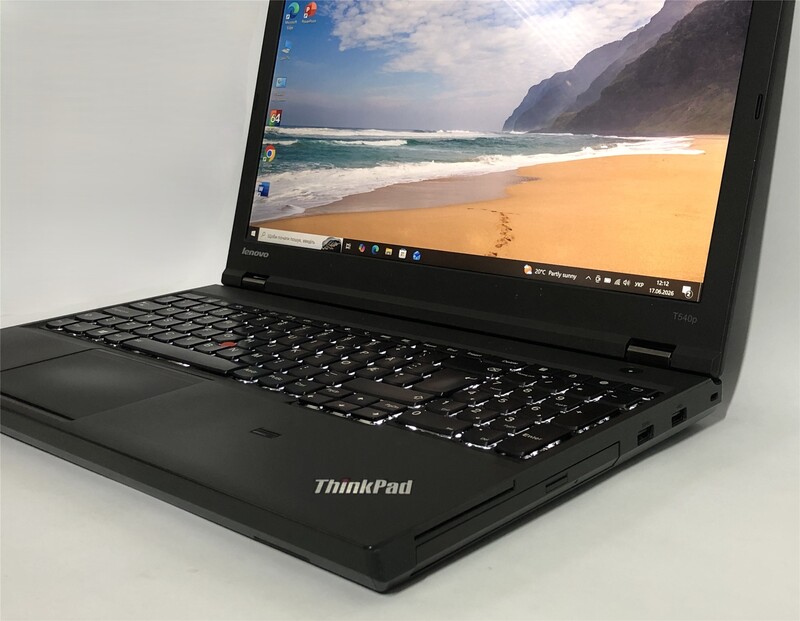 Ноутбук Lenovo ThinkPad T540p / 15.6" (2880х1620) IPS / i7-4700QM / 16GB / 256GB SSD / NVIDIA GeForce GT 730M, 1GB / 4G/LTE / Win10Pro / сканер відбитка - Б/в