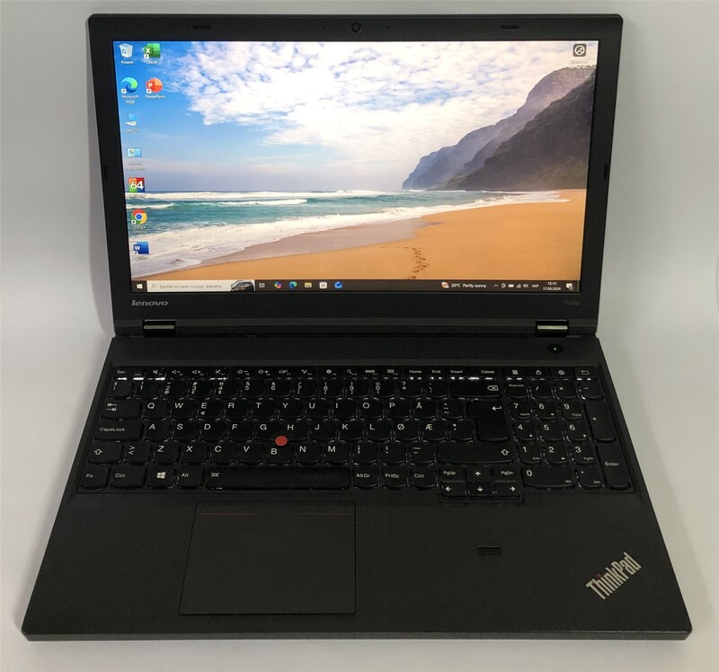 Ноутбук Lenovo ThinkPad T540p / 15.6" (2880х1620) IPS / i7-4700QM / 16GB / 256GB SSD / NVIDIA GeForce GT 730M, 1GB / 4G/LTE / Win10Pro / сканер відбитка - Б/в