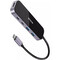 Фото - USB-хаб Proove Shadow USB-C 6-in-1 Dark Gray (HBSW10221205) | click.ua