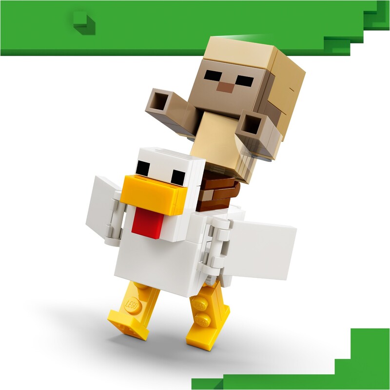 Конструктор LEGO Minecraft Куриный Жокей: атака в пустыне (21592)