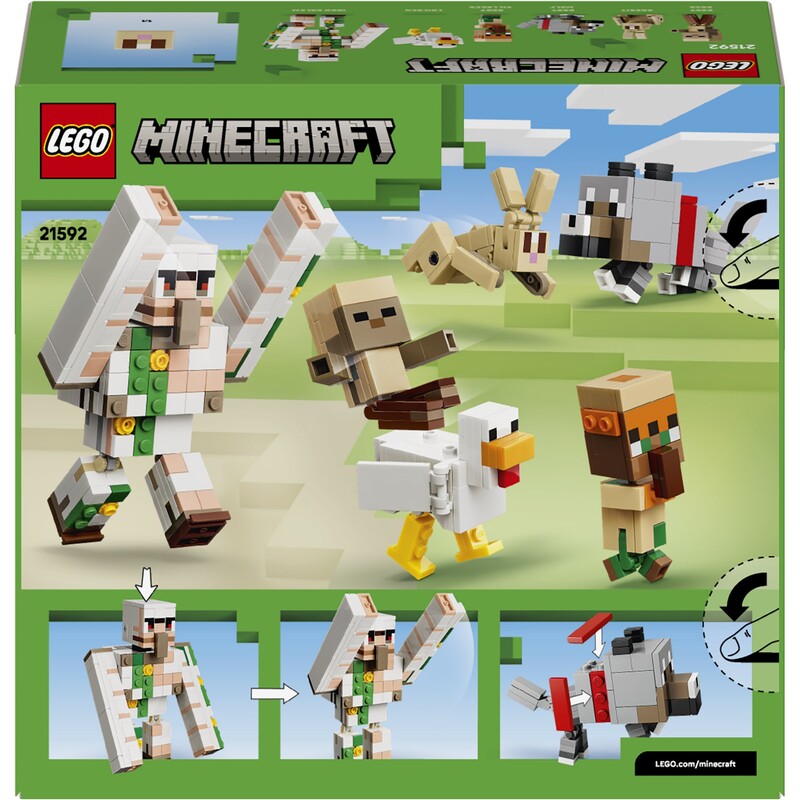 Конструктор LEGO Minecraft Куриный Жокей: атака в пустыне (21592)
