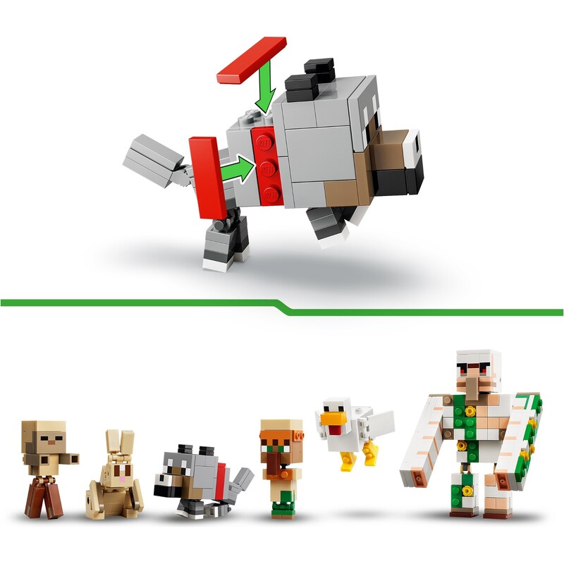 Конструктор LEGO Minecraft Куриный Жокей: атака в пустыне (21592)