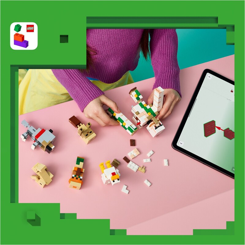Конструктор LEGO Minecraft Куриный Жокей: атака в пустыне (21592)