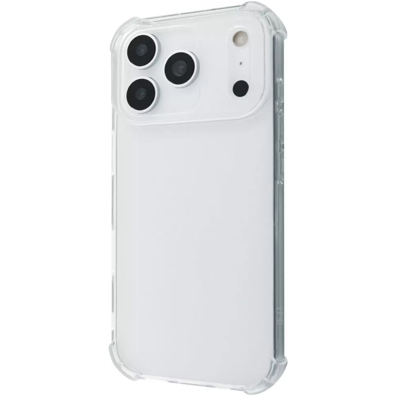 Чохол-накладка WXD Silicone 0.8 mm HQ для iPhone 17 Pro Transparent