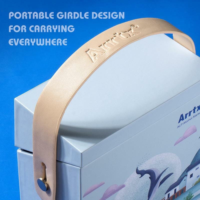 Спиртовые маркеры Arrtx Alp ASM-02GY 32 цвета, серые оттенки (LC302277)