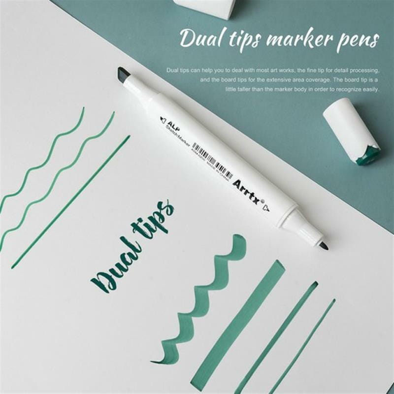 Спиртові маркери Arrtx Alp ASM-0290B 90 кольорів (LC302475)