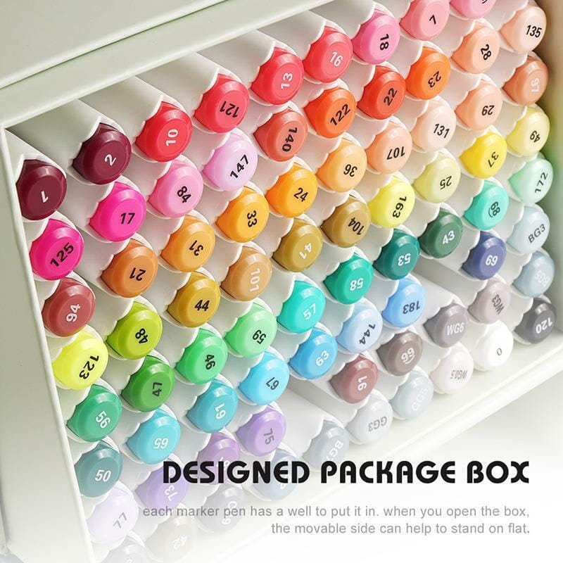 Спиртовые маркеры Arrtx Alp ASM-0280A 80 цветов (LC302192)