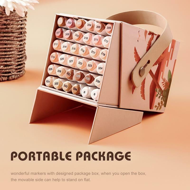 Спиртовые маркеры Arrtx Alp ASM-02SK 36 цветов, оттенок кожи (LC302208)