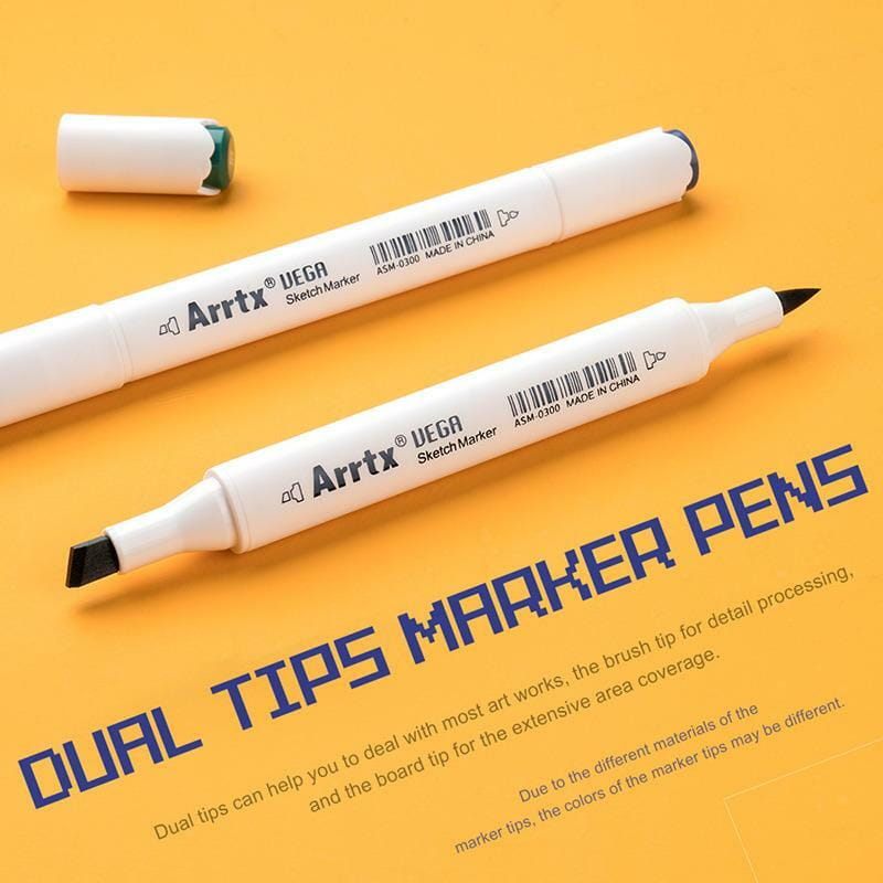 Спиртовые маркеры Arrtx Vega ASM-0380A 80 цветов + сумка (LC302260)