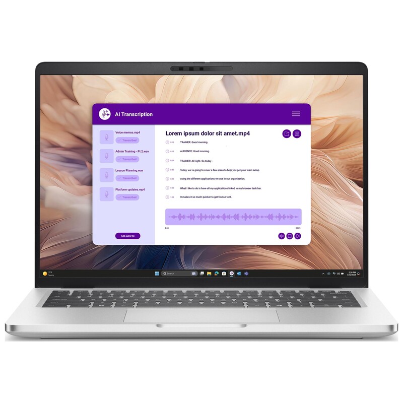 Ноутбук Dell Pro 14 Plus (210-BPDR_U7321TBWP) Silver