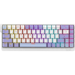 Клавиатура Ajazz NK68 V2 Red Switch Purple/White (NK68-V2-R-PWB)