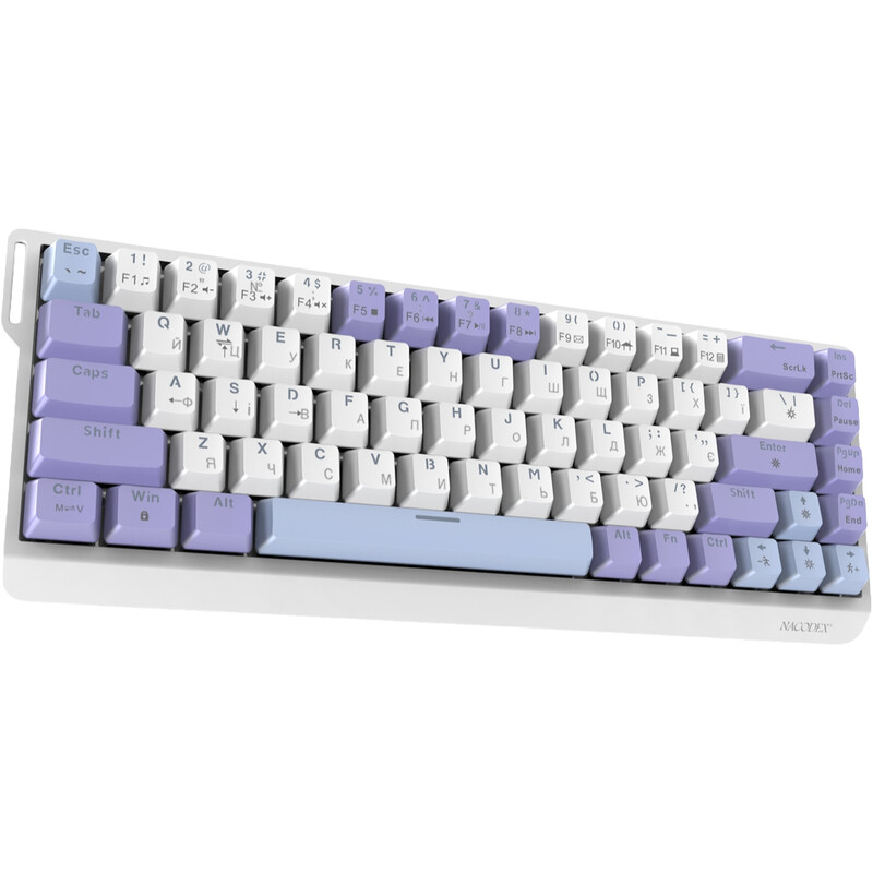 Клавиатура Ajazz NK68 V2 Red Switch Purple/White (NK68-V2-R-PWB)