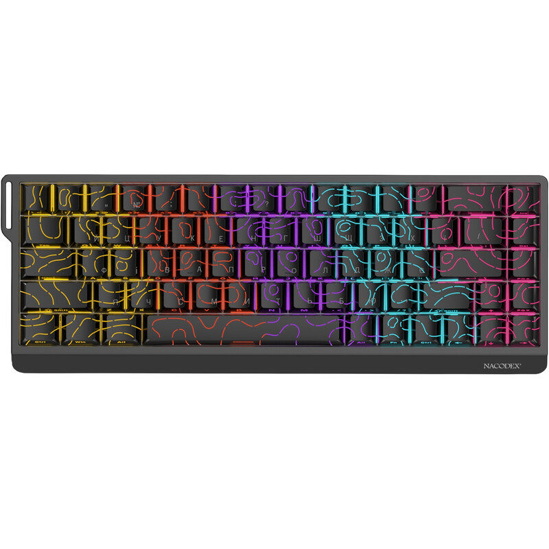 Клавиатура Ajazz NK68 V2 Red Switch Black (NK68-V2-R-S-B)