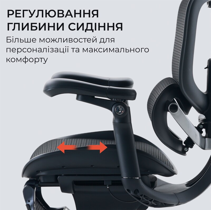Крісло офісне Sihoo Doro C300 PRO V2 White з підставкою для ніг (C300-PRO-V2-B102-JT)