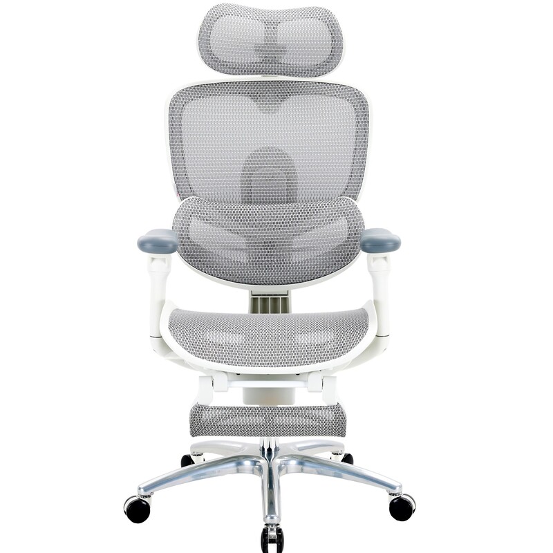 Крісло офісне Sihoo Doro C300 Lite V2 White з підставкою для ніг (C300-LITE-V2-B102-JT)