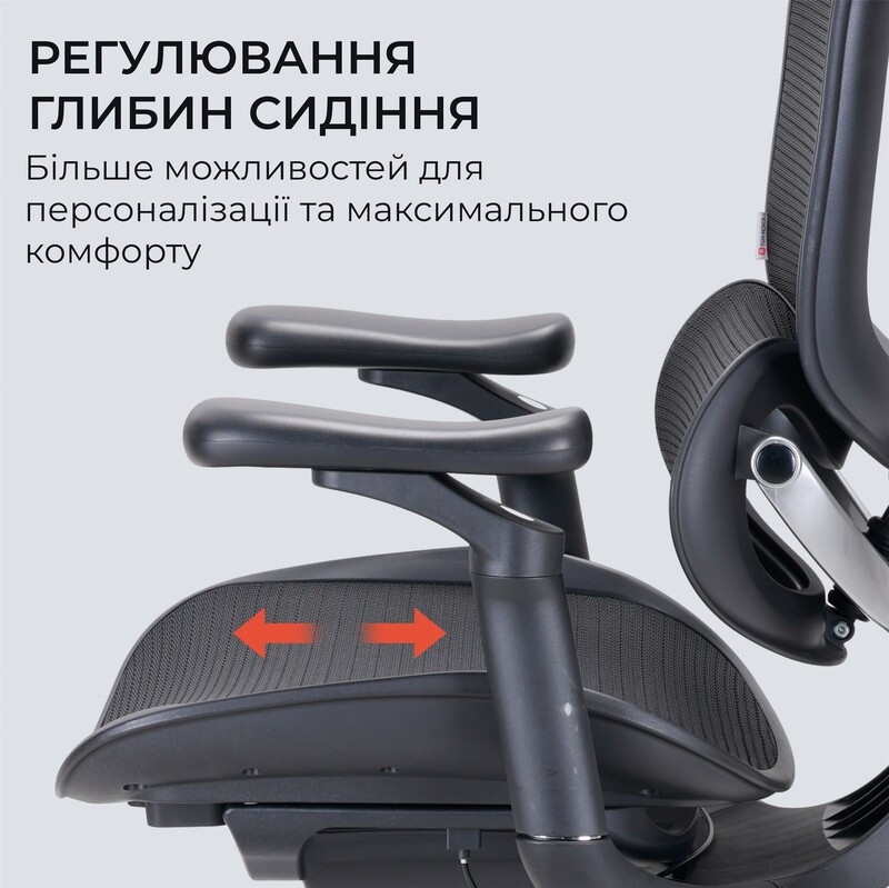 Крісло офісне Sihoo Doro C300 Lite V2 Black (C300-LITE-V2-B101)